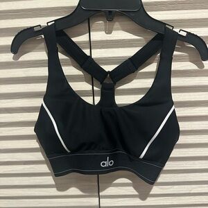 ALO Yoga Black and White Sports Bra